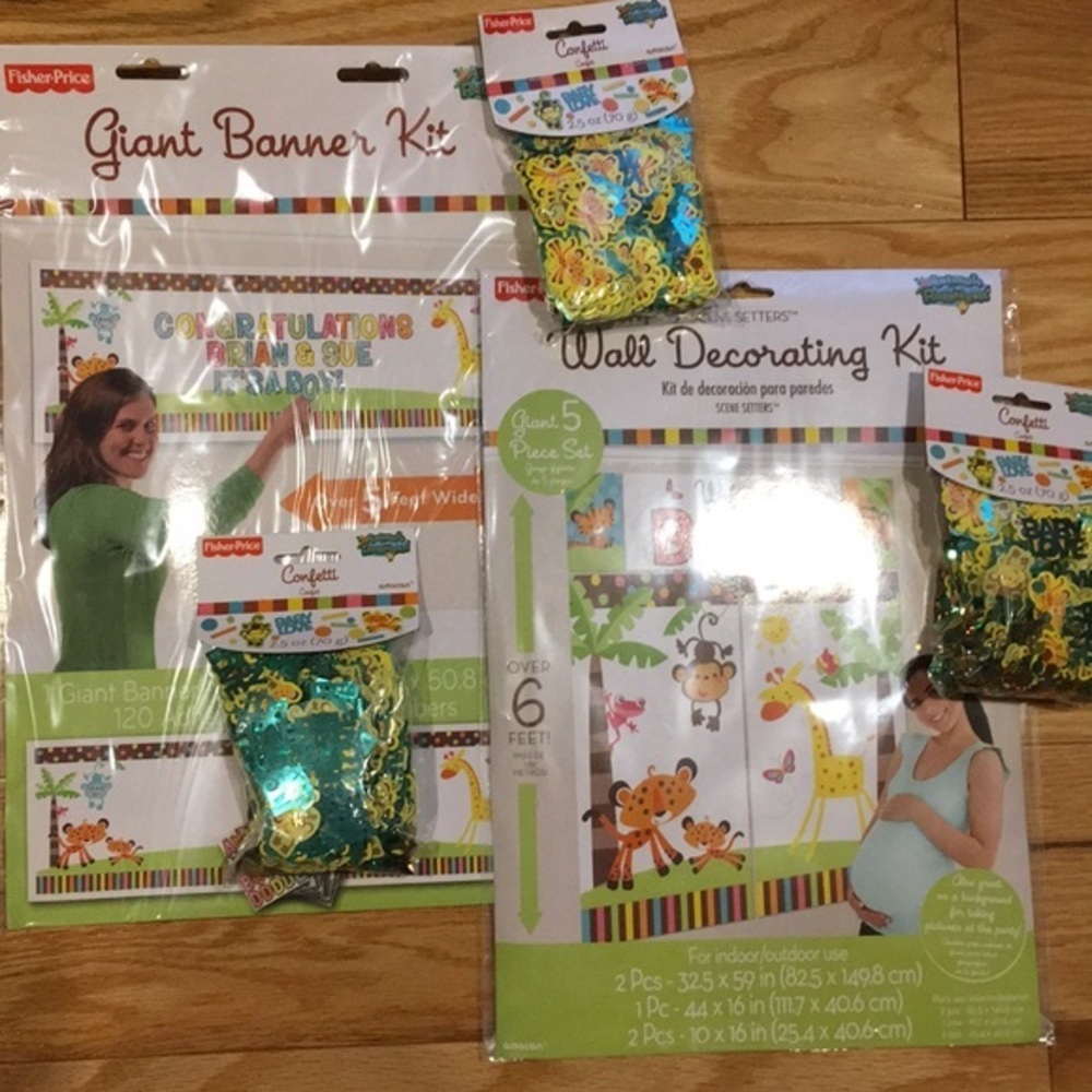 Fisher Price Baby Shower Decorating set